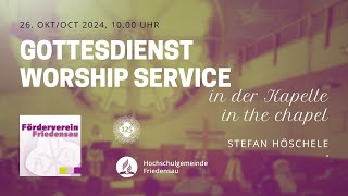 Gemeinsamer Gottesdienst  combined church service Start 1000 Uhr  26 OktOct 2024 [upl. by Dorita75]