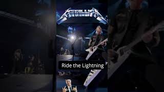 METALLICA  Ride the Lightning  INTRO metallica heavymetal legend shortvideo live [upl. by Attennot518]