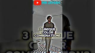 3 UNIQUE COLOUR COMBINATION FOR MEN LOOKS TIPS fashion shortsfeed shortvideo tips mensfashion [upl. by Yenruoj]