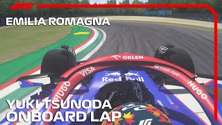 F1 2024 Emilia Romagna GP  Yuki Tsunoda Onboard Lap Around Imola  Assetto Corsa [upl. by Blaire224]