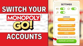 How To Change Account On Monopoly Go 2024 [upl. by Elokkin]