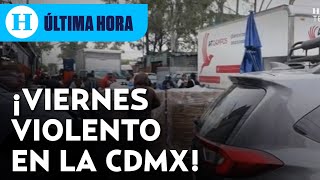 ¡Balacera en Periférico Ataque en negocio de carnes deja 1 muerto y 2 heridos en límites de la CDMX [upl. by Isidro69]