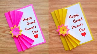 Last Minute Grandparents Day Card  Happy Grandparents Day Card  Easiest White Paper Card [upl. by Carleton]