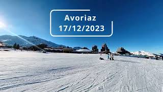 Avoriaz 17 décembre 2023 [upl. by Camille]