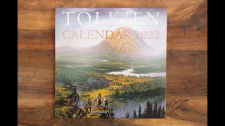 Tolkien Calendar 2022 Unboxing [upl. by Etnod]