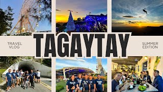 Travel Vlog • Road Trip to Tagaytay⛰️🍃✨🌻☃️ [upl. by Parsons147]