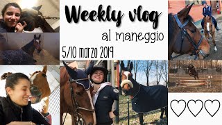 La mia settimana bianca  Weekly vlog al maneggio  Pernilla Iperti [upl. by Aitnohs]