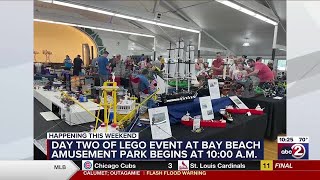 Bay Beach Amusement Park hosts LEGO build showcase [upl. by Krigsman]