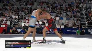 John Stefanowicz VS Joe Rau  GrecoRoman 87 kg [upl. by Norvil]