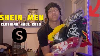 Huge SHEIN MEN Try on  Clothing Haul 2023 300 Clothing Haul [upl. by Souza]