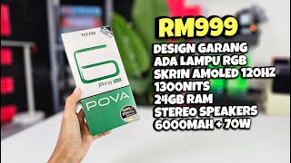 RM999 Dapat Spec Tak Masuk Akal  Tecno Pova 6 Pro [upl. by Ajed]