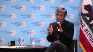 Reza Aslan addressing the Los Angeles World Affairs Council [upl. by Arrik]