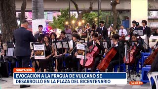 La tradicional Evocación de la Fragua de Vulcano se realizó en la Plaza del Bicentenario [upl. by Eikin]