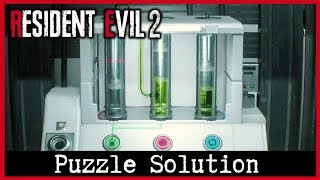 How To Solve  Dispersal Cartridge Puzzle  Resident Evil 2 Remake [upl. by Orling]