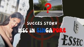 Msc in Marketing📚 ESSEC Singapore🎓  Indian admit  Success Story🎉  Best MIM [upl. by Lrat626]