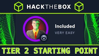 Tier 2 Included  HackTheBox Starting Point  Full Walkthrough [upl. by Anilahs]