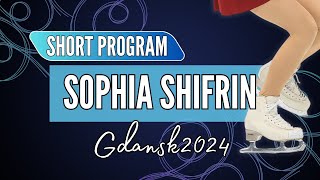 Sophia SHIFFRIN ISR  Junior Women Short Program  Gdansk 2024 [upl. by Lilak634]