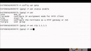 Config Fortigate PPTP VPN [upl. by Triplett403]