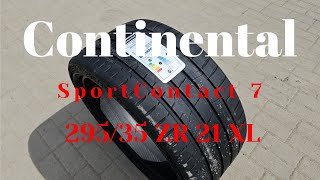 Continental SportContact 7 29535 ZR 21 XL [upl. by Trilbi]