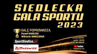 LIVE Siedlecka Gala Sportu 2023 [upl. by Prisilla243]