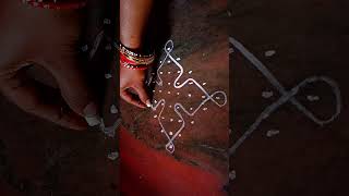 devotional classical kolamdesign kolamdesigns kolam simplerangoli simple [upl. by Weed]