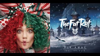 Fly Away Snowflake Mashup  Sia amp TheFatRat [upl. by Ahsote375]