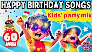 The Ultimate Kids’ Birthday Party 1hr Mix  Kids’ Happy Birthday Songs l Best 2024 Celebration mix [upl. by Adnamas]