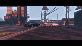 GTR R34 amp RX7  Annis ZR350Annis Elegy Retro  GTA V CINEMATIC [upl. by Gussi]