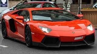 ARANCIO ARGOS LAMBORGHINI AVENTADOR LP7004  Driving and sound 2016 HQ [upl. by Pond]