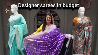 Hyderabad Exclusive designer sarees in budget  1 saree courier [upl. by Millisent350]