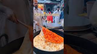 How to Cook Katlama Lahore food street food streetsfoods streetcookingspicydishes indianfoodies [upl. by Yelwah]