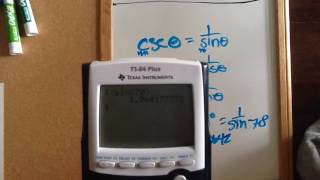 How to put csc sec cot in calculator [upl. by Renzo]