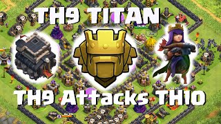 TH9 Defenses in Titan  over 4400  Clash of Clans [upl. by Areemas]