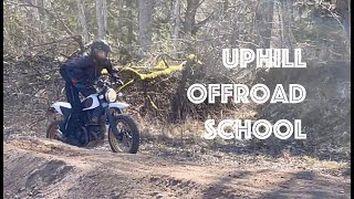 Ducati Scrambler Desert Sled amp Co at Uphill Offroad School [upl. by Eikciv]