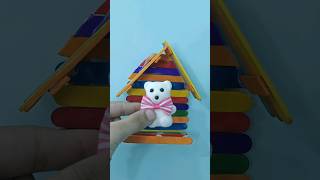 Cute home craft idea using icecream stick viralshort diy craftidea youtubepartner [upl. by Gilpin781]