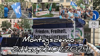 Montagsdemo Zittau 2207 2024❤️🙏🏼 [upl. by Eyeleen]