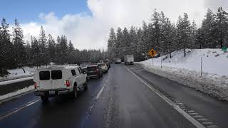 manejando en la puta nieve1 Donner pass [upl. by Brouwer]