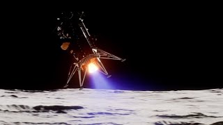 Touchdown Intuitive Machines Odysseus lander makes historic moon landing [upl. by Ahar]