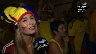 Festejos colombianos en Río de Janeiro [upl. by Ahtekal]