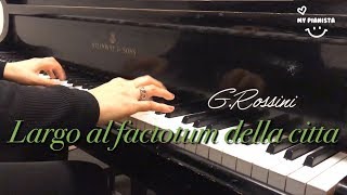 Largo al factotum della citta Figaro Piano accompaniment Opera karaoke [upl. by Llert]