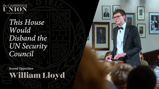 William Lloyd  This House Would Disband The UN Security Council [upl. by Burd]