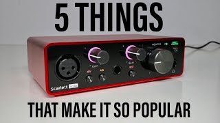 Scarlett Solo 3rd Gen  5 Things That Make It So Popular  Review [upl. by Akinat]