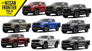 2024 Nissan Frontier PRO4X Colors – All Options – Images  AUTOBICS [upl. by Arza]