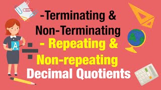 Terminating NonTerminating Repeating and Nonrepeating Decimals [upl. by Ysle34]