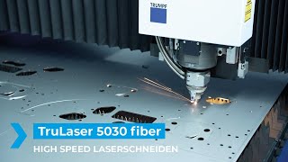 Anlieferung Trumpf TruLaser 5030 fiber  High Speed Laserschneiden [upl. by Yelah]