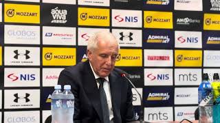 Partizan  Borac Konferencija za medije Željko Obradović [upl. by Eemak]