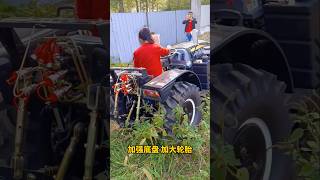 tractor can be added many farm tool tractor crawler rotovator excavator bulldozer fourwheeler [upl. by Earlie]