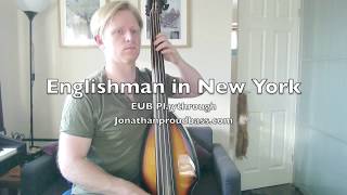 Sting Englishman in New York Bass Playthrough with free transcription [upl. by Annelg]