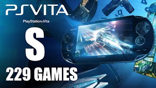 The PSVita Project  Compilation S  All PlayStation Vita Games [upl. by Ledba]