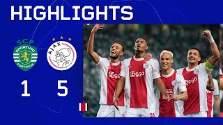 Haller maakt er 4 🤩  Highlights Sporting CP  Ajax  UEFA Champions League [upl. by Boesch]